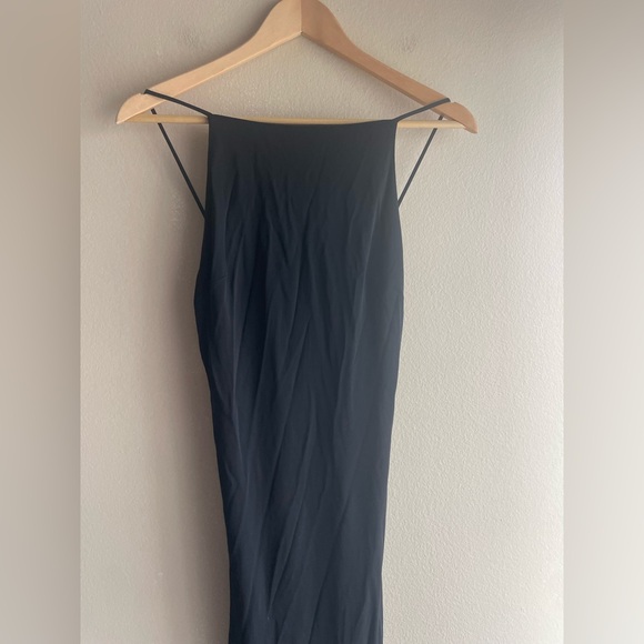 Andrea Polizzi For Rex Lester Black Long Maxi Dress Size 2 - Picture 3 of 11